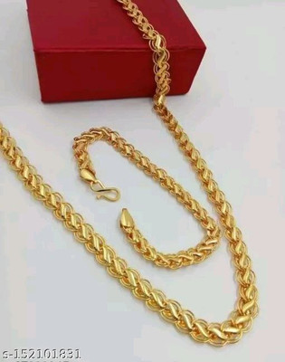Bhumi09 Gold-plated Plated Brass Chain
