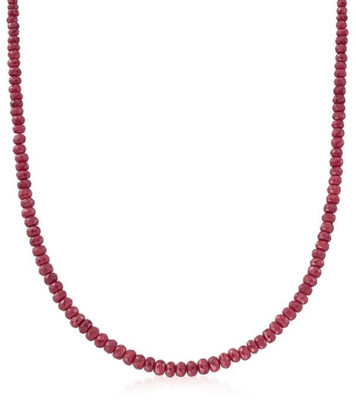 Ceylonmine01 Ruby Beads Mala High-quality Beads Mantra Japa mala 108+1 Beads for Men & Women Ruby Stone Chain
