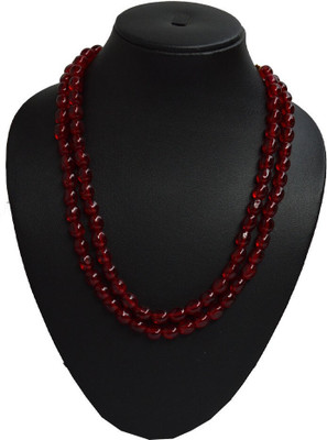 Sandhya Designer Studio Ruby Layered Necklace Set Stone Necklace