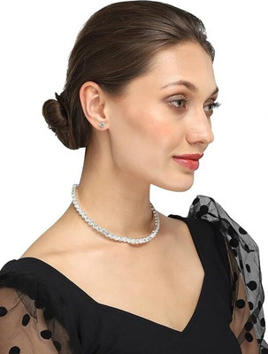 URBANELA Brass Silver Jewellery Set(Pack of 2)