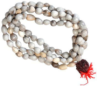 Malas Collection ORIGINAL VAIJAYANTI MALA / NATURAL VAIJAYANTI MALA 108 BEADS WITH RUDRAKSH Wood Chain