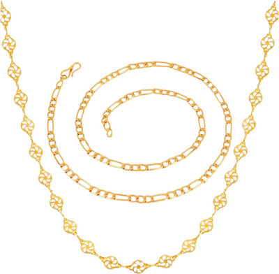Shree Ju Gold-plated Plated Brass Chain