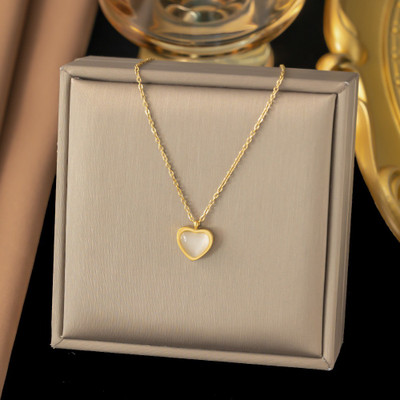 MYKI Good Stainless Steel Necklace For Women & Girls Gold-plated Plated Stainless Steel Necklace