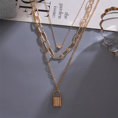 Vembley Cubic Zirconia Gold-plated Plated Metal Necklace