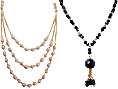 Nawab Collection Fashionable Stylish And Trendy Classic Design Chain for Women Gold-plated Plated Brass Chain