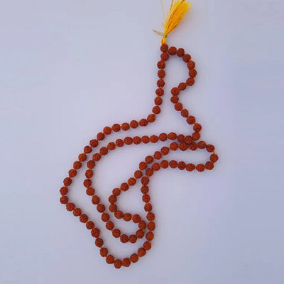 Ceylonmine01 Five Mukhi Rudraksha Mala with Original 108 - Panchamukhi Beads Jaap Mala Beads Rudraksha Chain