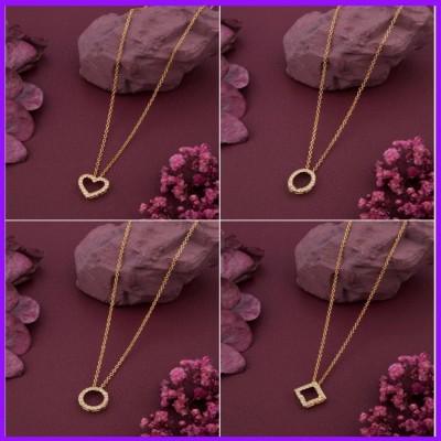 ELCETRATD JEWELLERY Gold-plated Plated Alloy Necklace