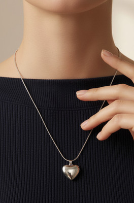 Vexio Silver Plated Stainless Steel Necklace