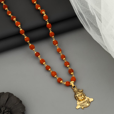 Divine rudras Gold-plated Plated Brass Chain