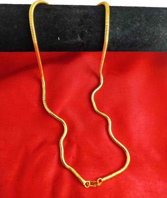 Neerajyoti Size 21 inch Gold-plated Plated Brass Chain