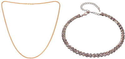 HEM RUPA The Perfect Necklace Chain for Men and Boys Gold-plated Plated Metal, Alloy Chain