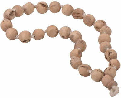 vrindavan shopi Original Tulsi Kanthi Mala for Pooja Chanting Beads Wood Chain
