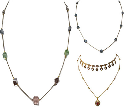 RDH Jewellery Simple Elegant Necklace Chain for Womenm Gold-plated Plated Stainless Steel Chain