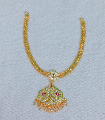 THE CURIOUS Cubic Zirconia Gold-plated Plated Alloy Necklace