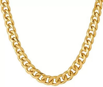 MAATRCHAAYA Stylish Silver Chain Gold-plated Plated Alloy Chain Set