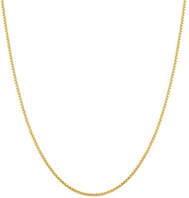 H2FASHIONCOLLECTION Gold Plated Venetian Link Chain – Perfect for Pendants & Daily Wear Jewellery Gold-plated Plated Alloy Chain