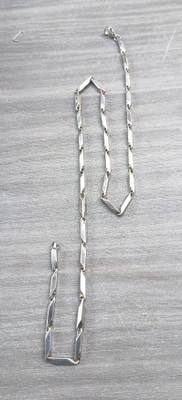 yuvaan crystal stainless steel neck chain for boys & men Stainless Steel Chain