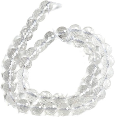 Maitri Export Clear Quartz 10mm Faceted Line Crystal Crystal Chain