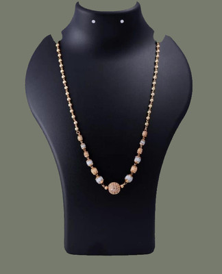 Dreamish Imitation Cubic Zirconia Gold-plated Plated Alloy Chain