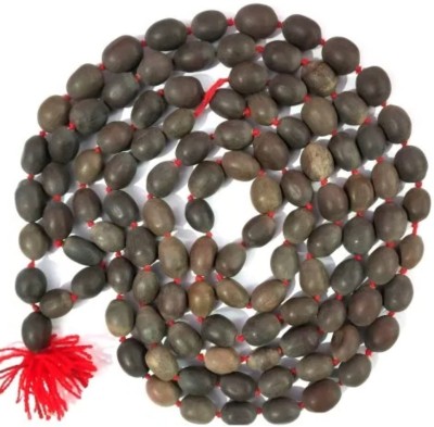 LUXMIRAMNA Kamalgatta mala for Luxmi Puja, Lakshmi Mantra Jaap - 108+1 Beads Wood Necklace