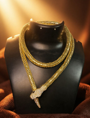 ZOVYA Rolling starlight Zircon Gold-plated Plated Brass, Stone Necklace