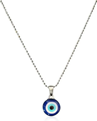 VIANSH Protective Evil Eye Pendant Necklace – Fashionable Chain for Women and Girls Crystal Enamel Plated Alloy Necklace