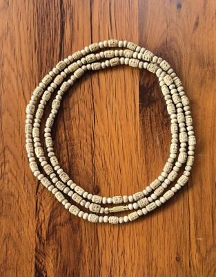 Varun Tulsi mala Original tulsi Kanthi Mala teen.round.6mm.beads Beads Wood Necklace