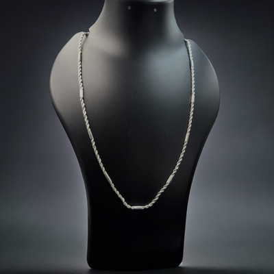 Charms Elegant Statement Sporty Bollywood Style Silver Plated Alloy Chain