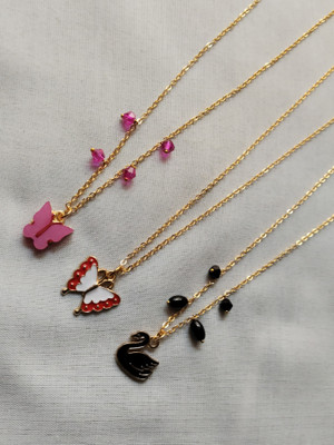 Kuldevi Entersprise Gold-plated Plated Stainless Steel Chain Set