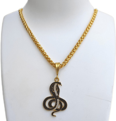 MANYA NOVELTY STORE New Goga pandent with New rope Chain For Mens and Boys. Agate Gold-plated Plated Alloy Chain Set