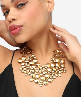 SOHI Gold-plated Plated Alloy Necklace