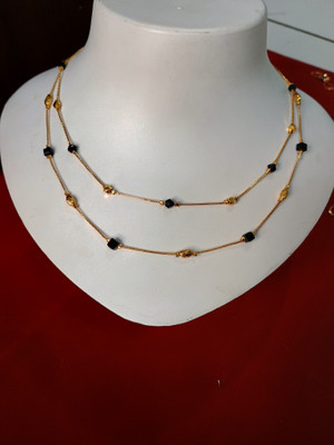 kuldevi enterprise Crystal Gold-plated Plated Alloy Chain