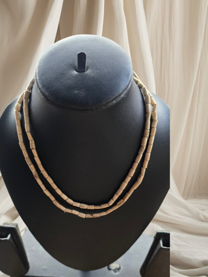 Varun Tulsi mala Original tulsi Kanthi Mala do round Beads Wood Chain