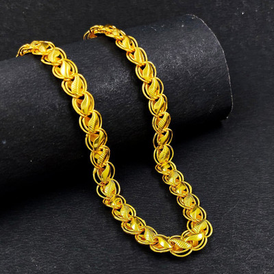 SAIIZEN SHORT SIZE 18 INCH CHAIN Gold-plated Plated Brass Chain