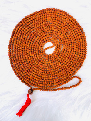 Rudraksham 1008 Rudraksha Mala with 1 Nepali Sumero Bead | Handmade Japa Mala by Rudraksham Rudraksha Chain