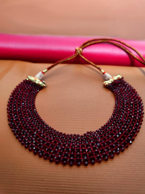 alysa Crystal Hydro Layered Necklace for Women and Girls Crystal Gold-plated Plated Brass Choker
