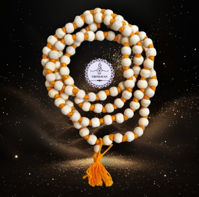 LS VRINDAVAN Original Tulsi Lakdi mala , Jaap mala , 108+1 Beads , Tulsi kanthi mala Wood Chain