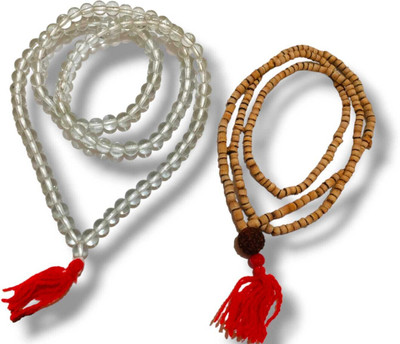 RJ BHASKAR Beads Wood, Crystal Chain
