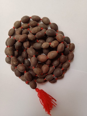 Khushi Traders original Kamal Gatte/Lotus Bead laxmi pooja Jaap Mala 108 Seeds Jaap Mala Beads Wood Chain