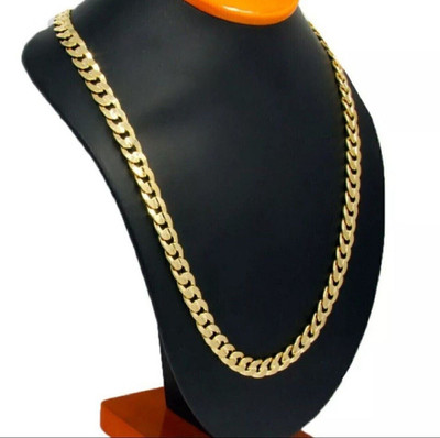 RIYAASHI Gold Plated Chain for men and women Gold-plated Plated Brass, Metal, Alloy Chain Gold-plated Plated Brass, Metal, Alloy Chain