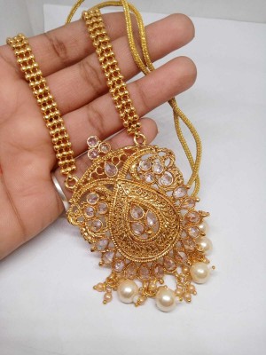 Bhagwati jewels art Gold-plated Plated Alloy Necklace Set