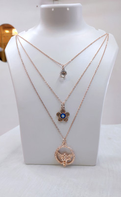 sheglow Cubic Zirconia Gold-plated Plated Alloy Layered