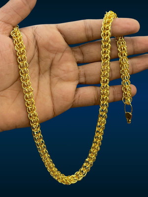 RKB SALES 1 gm high quality gold plated men's chain Gold-plated Plated Alloy Chain