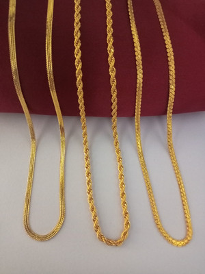 REVERSEA Combo Chain Gold-plated Plated Brass, Copper Chain