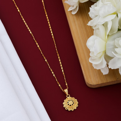 Harsha Creation New Trending Stylish Gold Plated Chain For Men and Boys Gold-plated Plated Alloy Chain