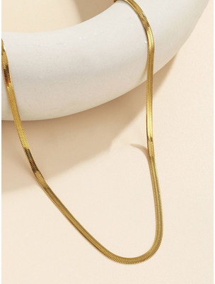 RV jewels Valentine Long Chain for Men & Boy Stylish Silver Plated Copper, Stainless Steel Chain