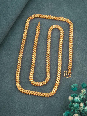 Gopika Creation Diamond Gold-plated Plated Alloy Chain