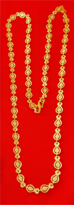 Atulenterprises One Gram Gold Plated Chain Gold-plated Plated Brass Chain