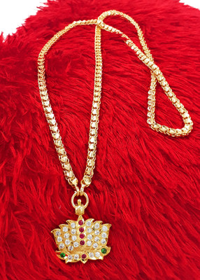Anujeet Fashion Hub Crystal Gold-plated Plated Copper Chain