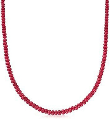 Ceylonmine01 Ruby Beads Mala Natural Mantra Japa mala 108+1 Beads or Men & Women Ruby Stone Chain